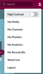 User Menu